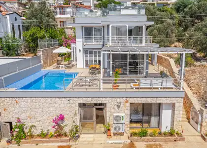 Villa Ecrin - Plaja Yakın Villa - Deniz Manzaralı Villa -Villa Paketi