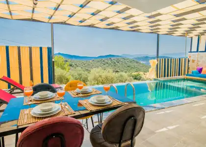 Villa Liza, havuzlu, jakuzili, korunaklı - villapaketi