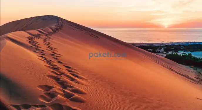 Patara Kum Tepesi Gün Batımı | Villapaketi.com